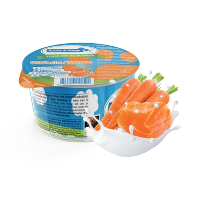 Cold & Dog Hundeis Frozen Joghurt med Vildlaks 90ml